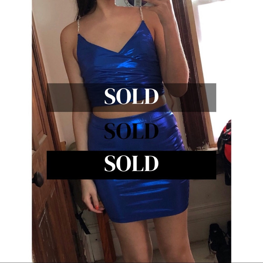 Blue Metallic Set